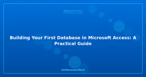 Blog Building Your First Database In Microsoft Access